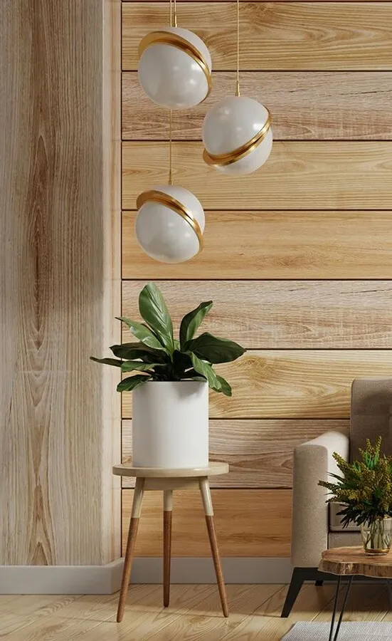 MOOSEE Lampa wisząca GLOBE 25 - złoty