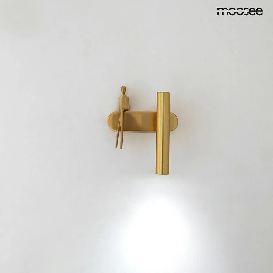 MOOSEE Lampa ścienna BOY TUBE R - złoty