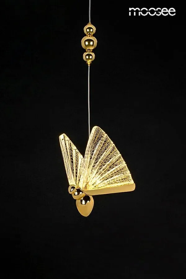 MOOSE Lampa wisząca BUTTERFLY M - złoty