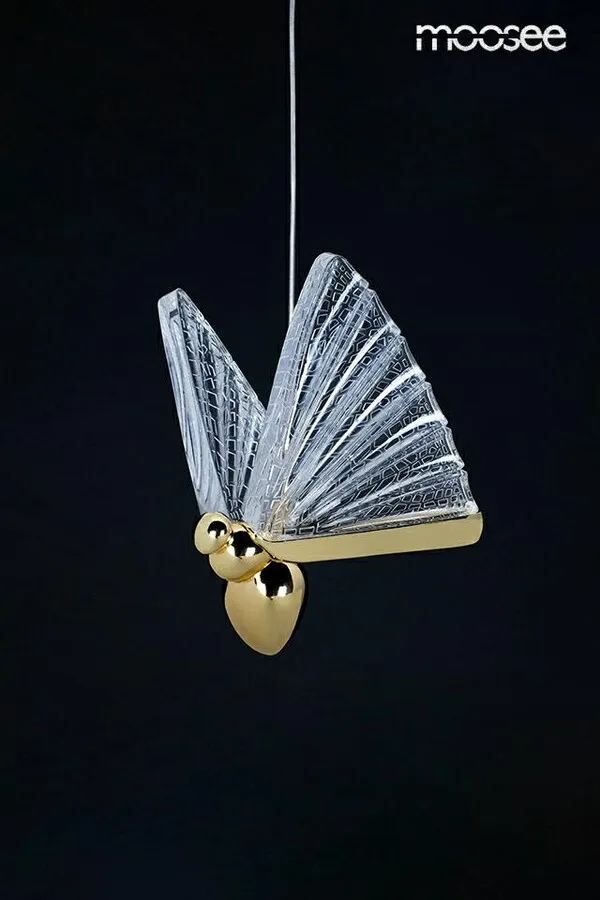 MOOSE Lampa wisząca BUTTERFLY M - złoty