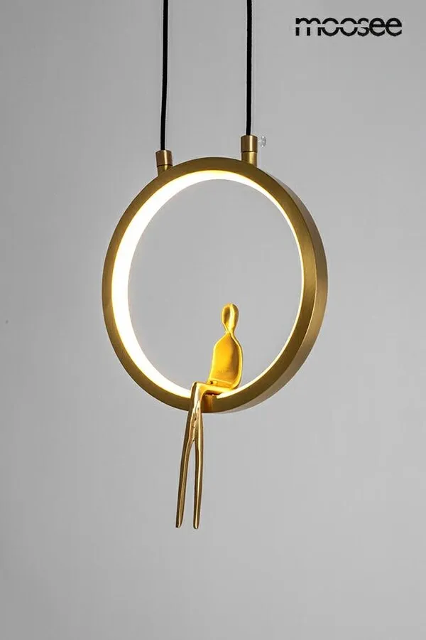 MOOSEE Lampa wisząca BOY CIRCLE - złoty
