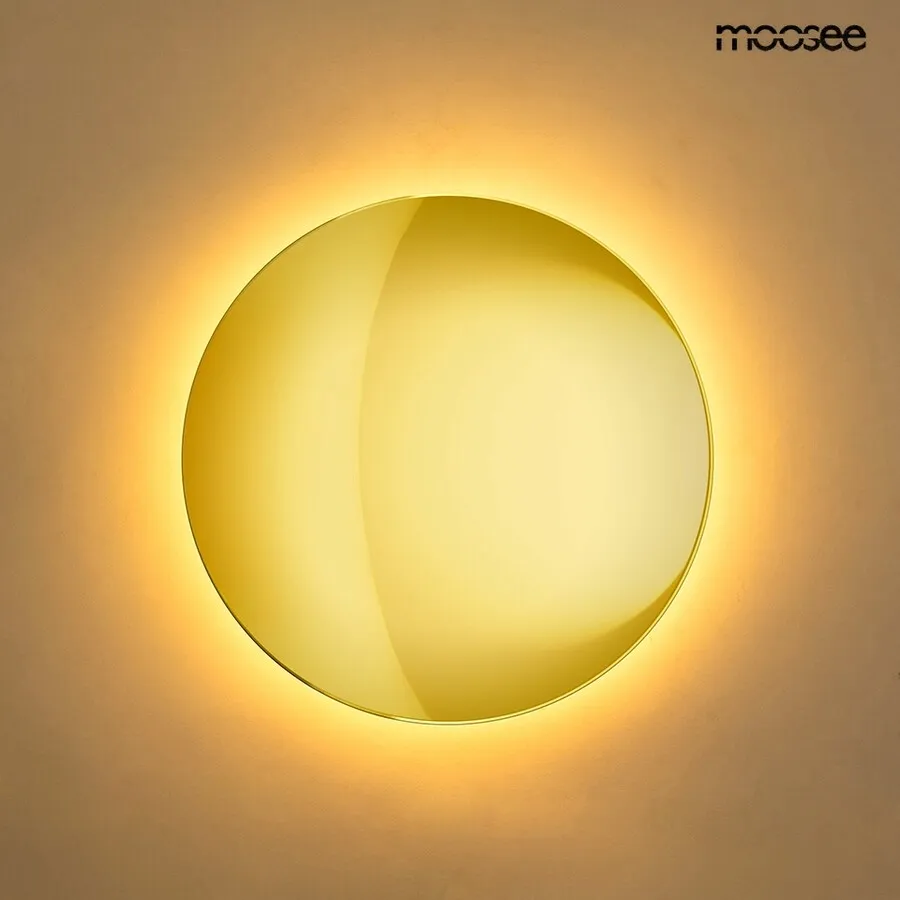 MOOSEE Lampa ścienna SHADOW SUN 25 - złoty