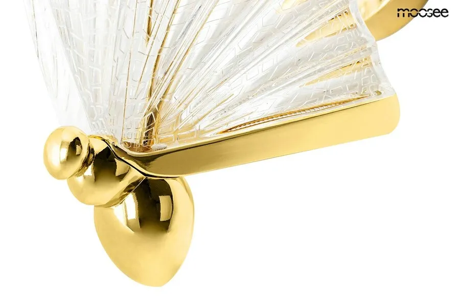MOOSEE Lampa ścienna BUTTERFLY S - złoty