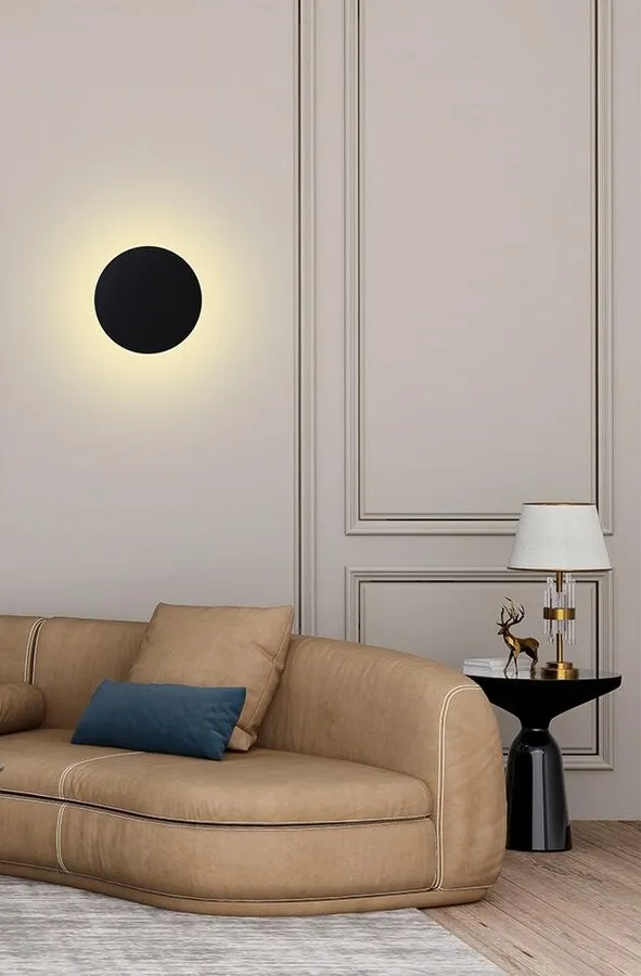 MOOSEE Lampa ścienna SHADOW SUN 25 - czarny