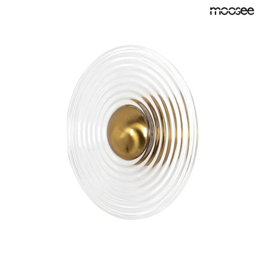 MOOSEE Lampa ścienna ONDA - złoty