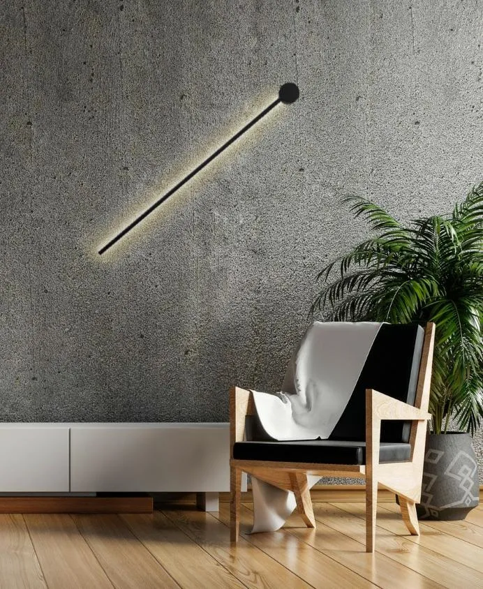 MOOSEE Lampa ścienna OMBRE 60 - czarny