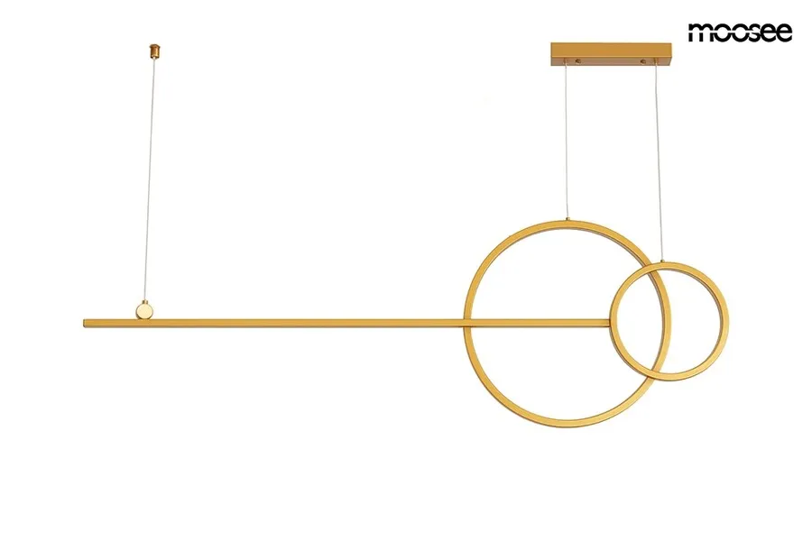 MOOSEE Lampa wisząca RAGE - złoty