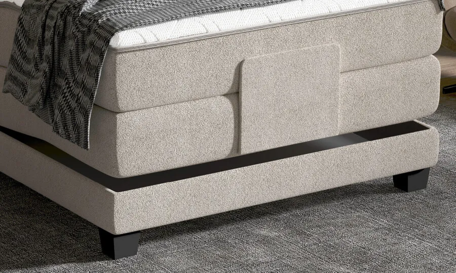 Łóżko kontynentalne regulowane DIXON 100x200