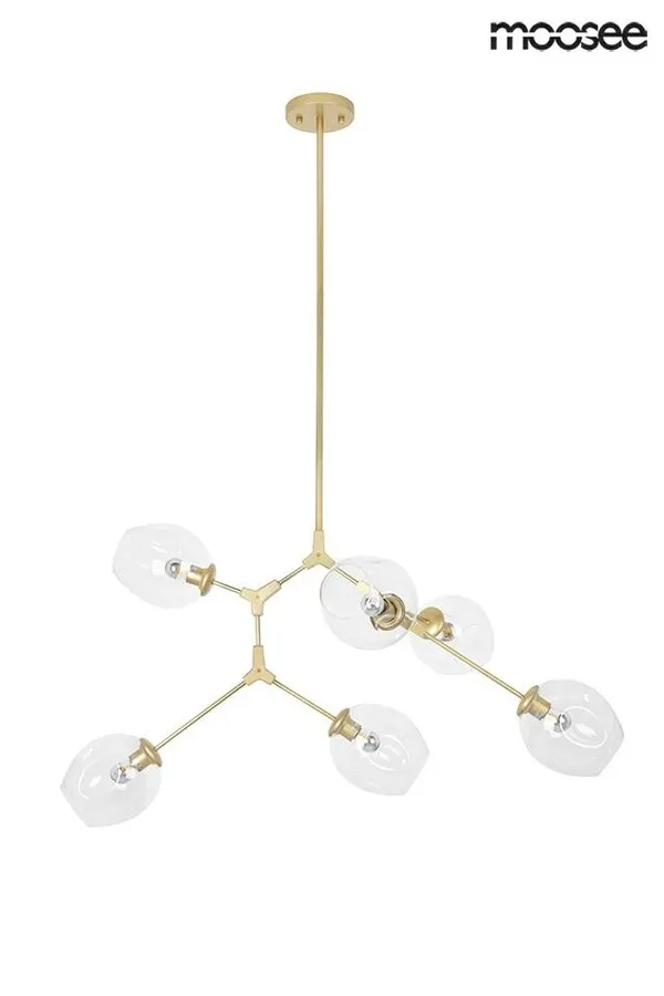 MOOSEE Lampa wisząca SPLIT 6 - złoty
