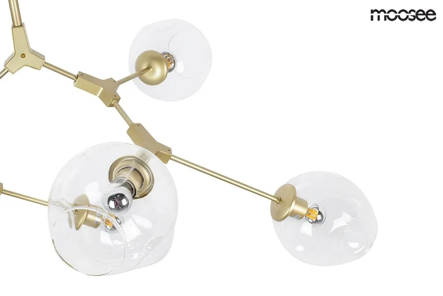 MOOSEE Lampa wisząca SPLIT 6 - złoty
