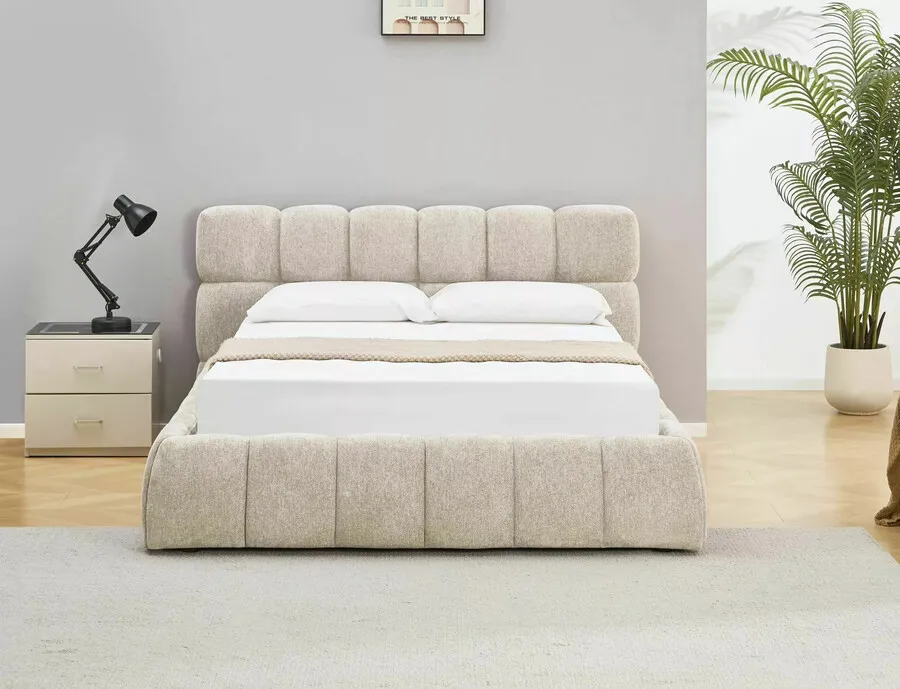 Łóżko z pojemnikiem PARMA Raven 160x200 - beżowy Raven 24