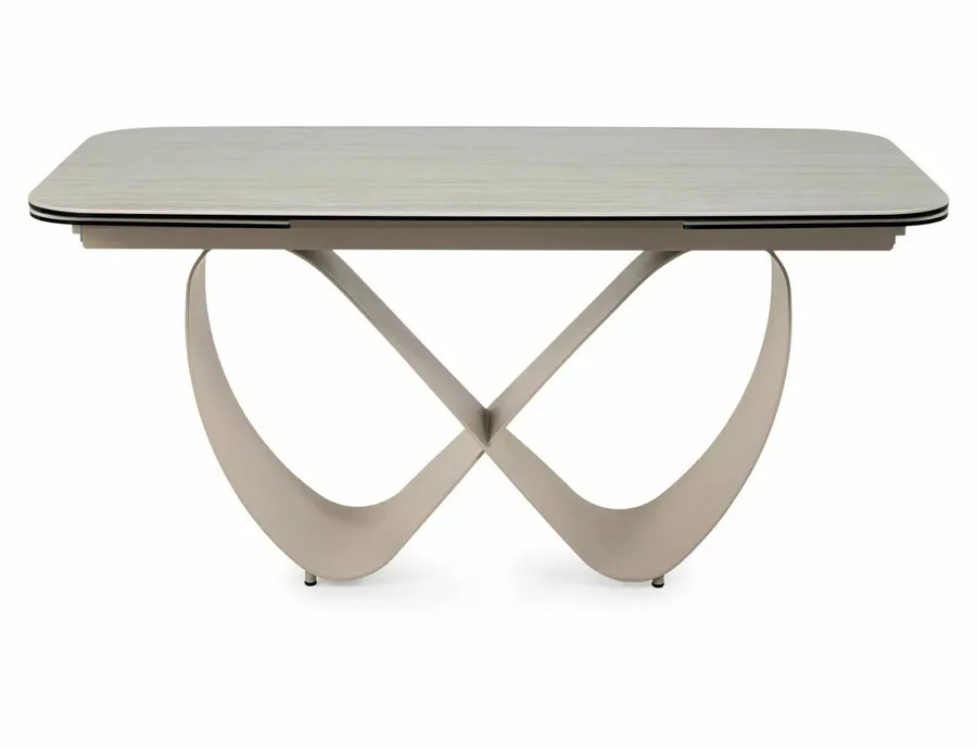 Stół rozkładany INFINITY CERAMIC 160/240x95 - beżowy/kaszmir