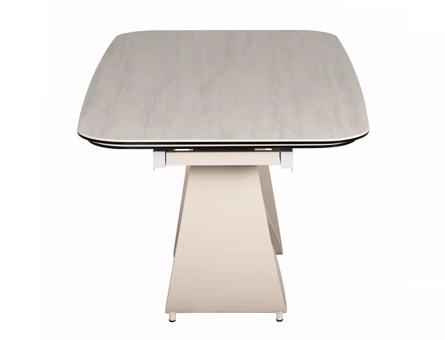 Stół rozkładany INFINITY CERAMIC 160/240x95 - beżowy/kaszmir