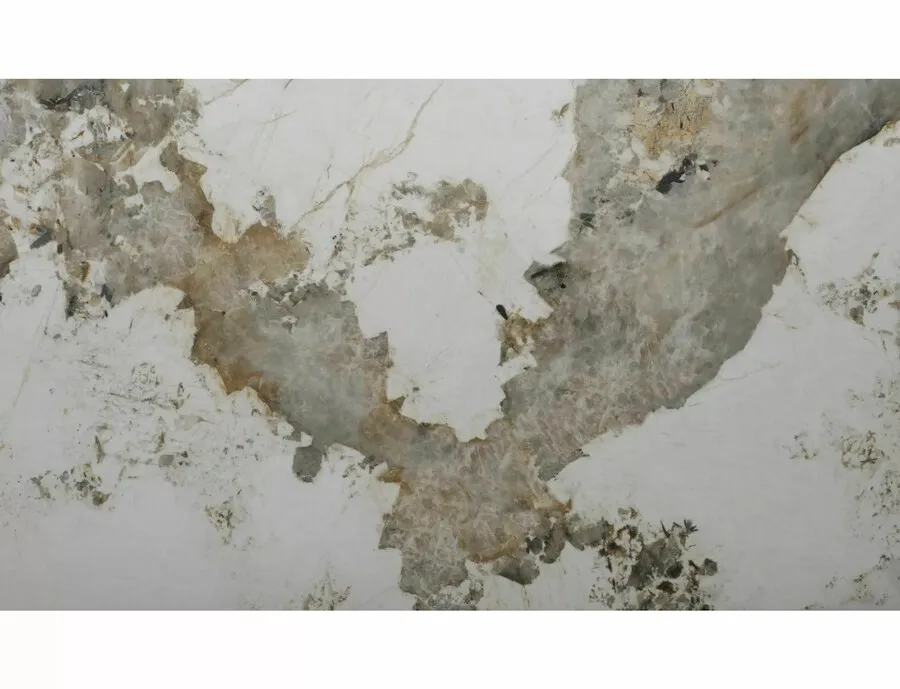 Stół rozkładany INFINITY CERAMIC 160/240x95 - biały połysk/miedziany