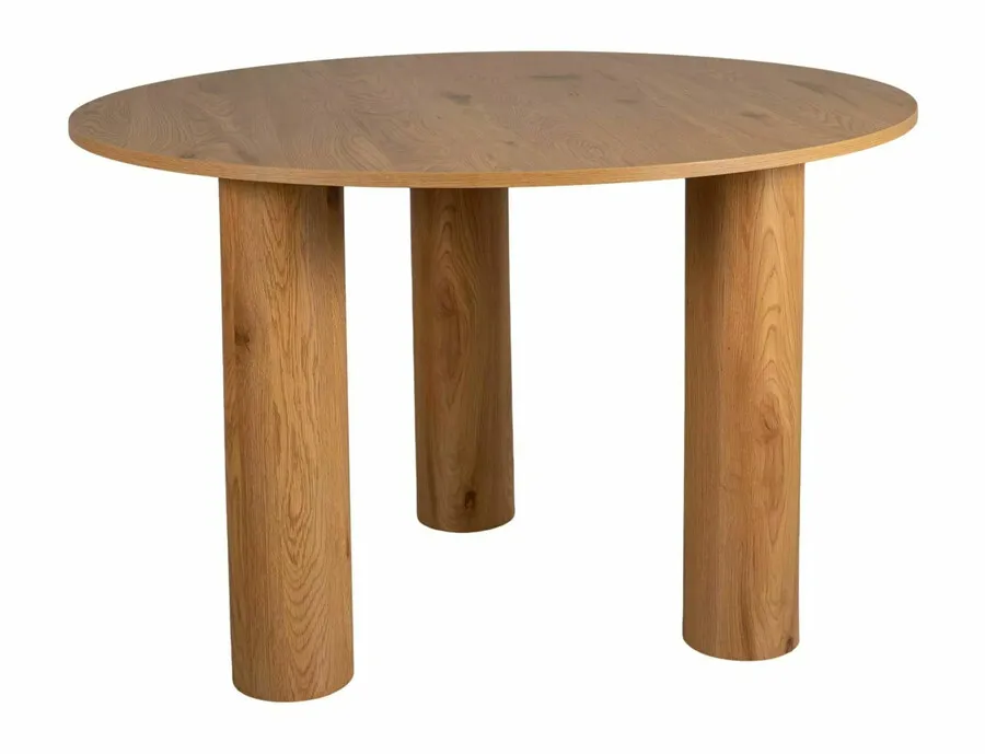 Stół okrągły MONTANA 120 cm - dąb