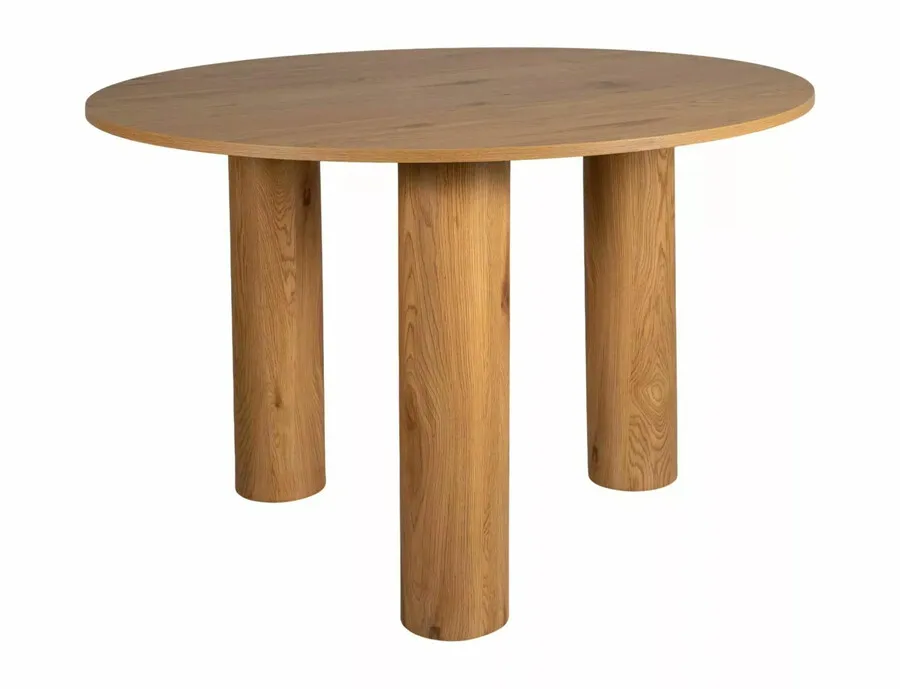 Stół okrągły MONTANA 120 cm - dąb