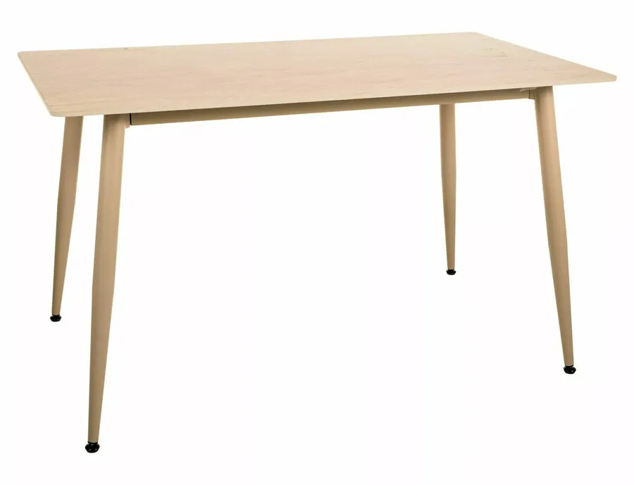 Stół RION 130x70 - beż mat/kaszmir