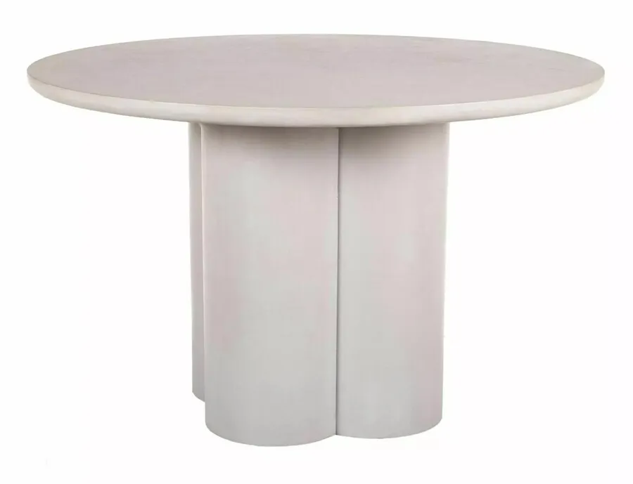 Stół okrągły ROSALIA 120 cm - jasny szary