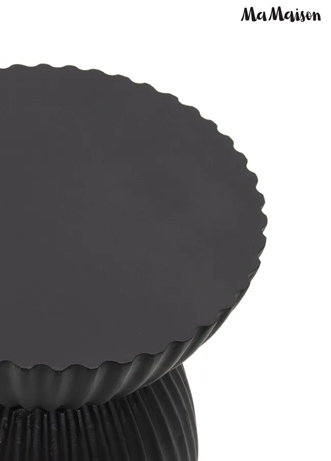 Stolik okrągły TURNO 36 cm - czarny
