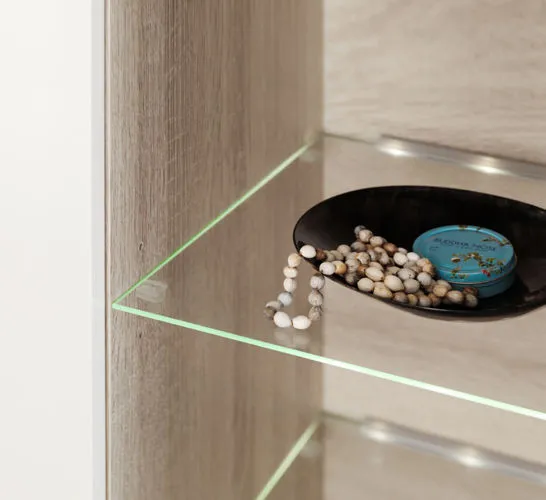 Oświetlenie 7 LED białe High Glossy Furniture