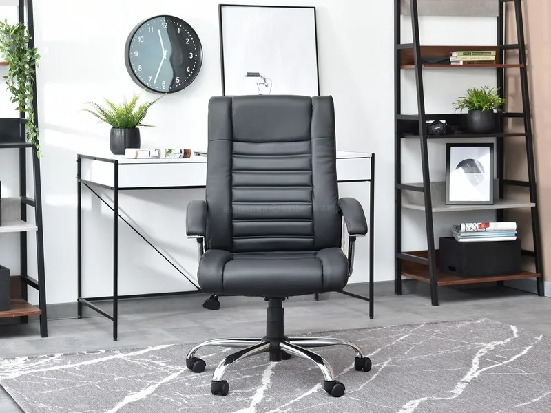Fotel gabinetowy DRAG - czarny