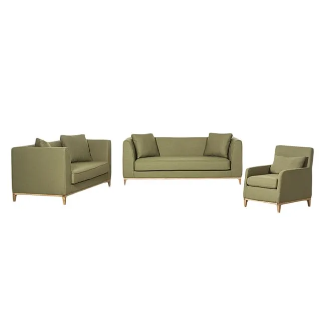 Sofa nowoczesna 2-osobowa LILY - zielony
