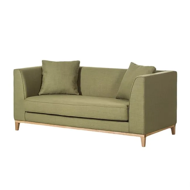 Sofa nowoczesna 2-osobowa LILY - zielony