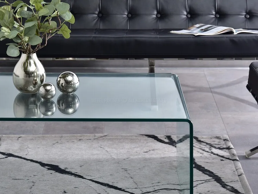 Ława szklana JASPIS L - transparentny