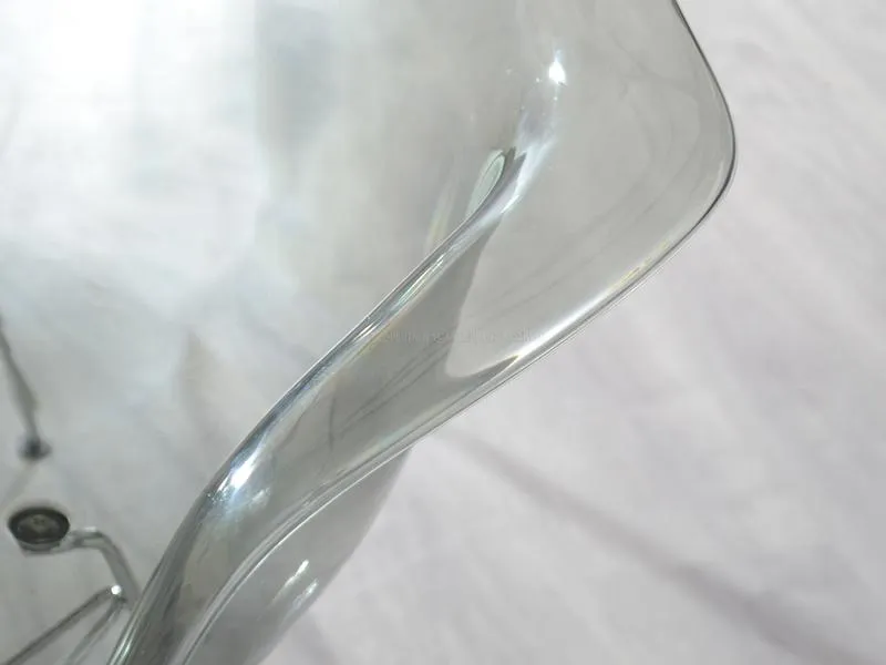 NOWOCZESNE KRZESŁO PRZEZROCZYSTE MPA ROD TRANSPARENTNE DYMIONE