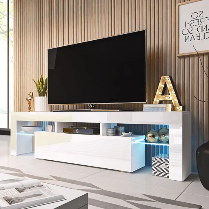 Szafka RTV TORONTO 158 cm - biały