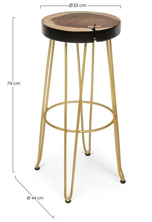 Hoker BAR RAKEL ORO H74