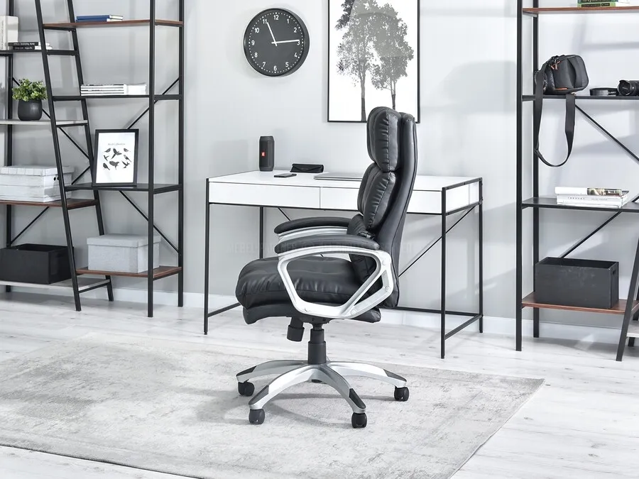 Fotel gabinetowy BENON - czarny