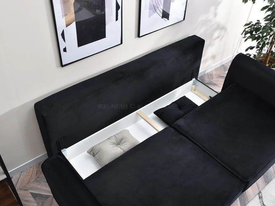 Sofa rozkładana BLINK - czarny