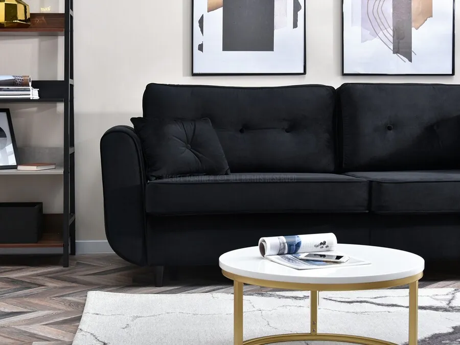 Sofa rozkładana BLINK - czarny