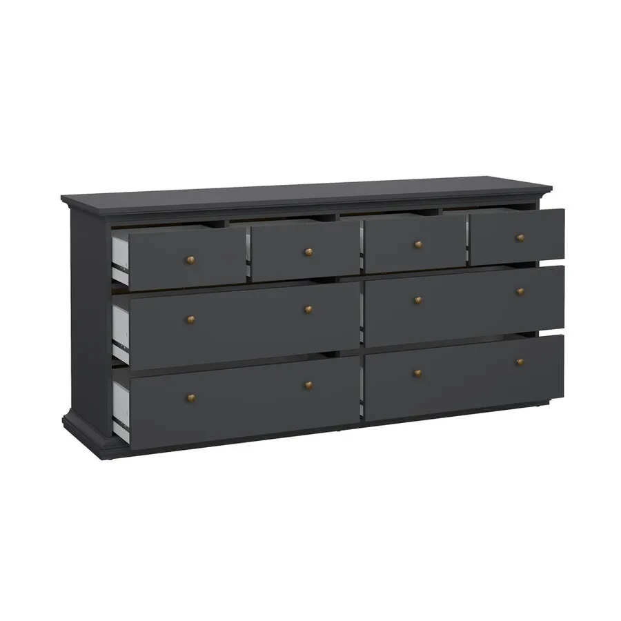 Komoda PARIS 4+4 - szary mat