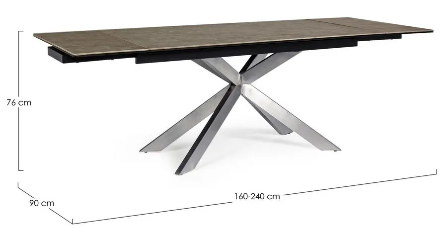 Stół rozkładany ARZACHEL 160/240x90