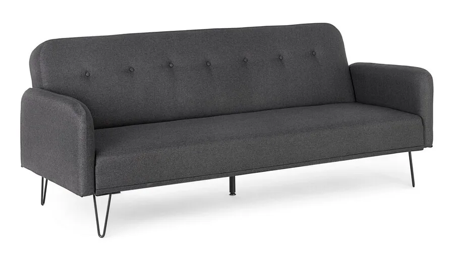 Sofa rozkładana BRIDJET - ciemnoszary