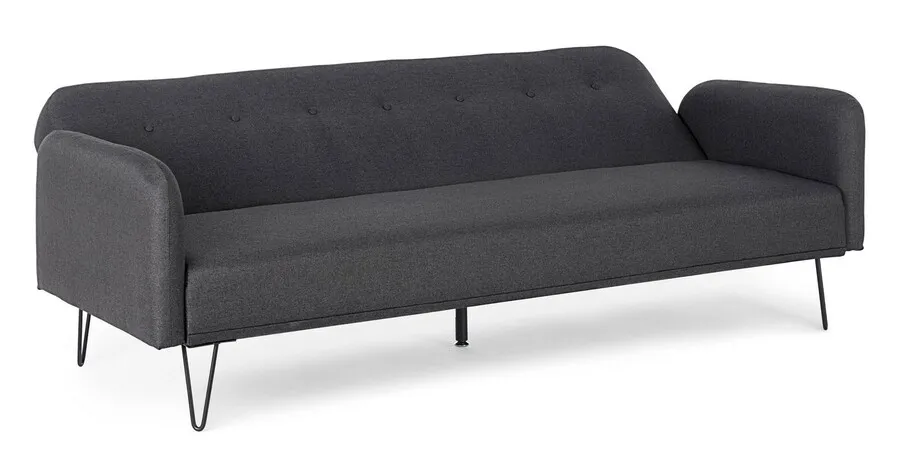 Sofa rozkładana BRIDJET - ciemnoszary
