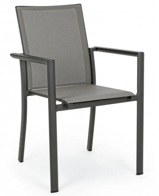 Krzesło ogrodowe KONNOR CHARCOAL