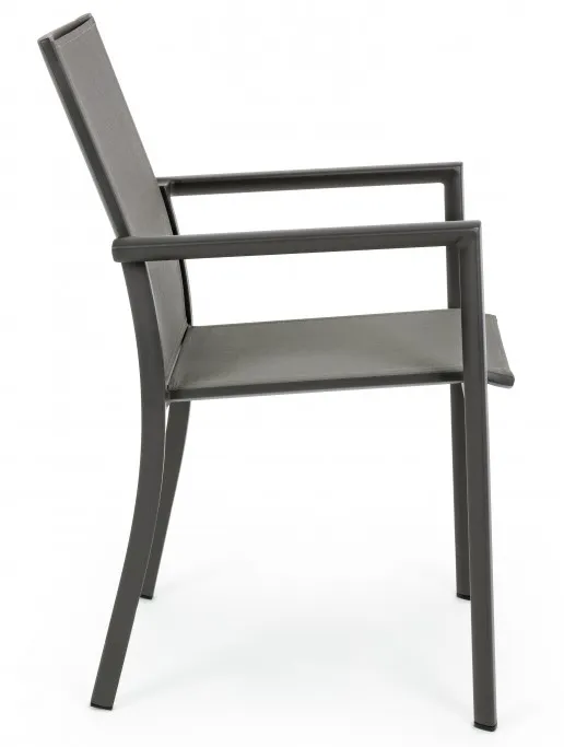 Krzesło ogrodowe KONNOR CHARCOAL