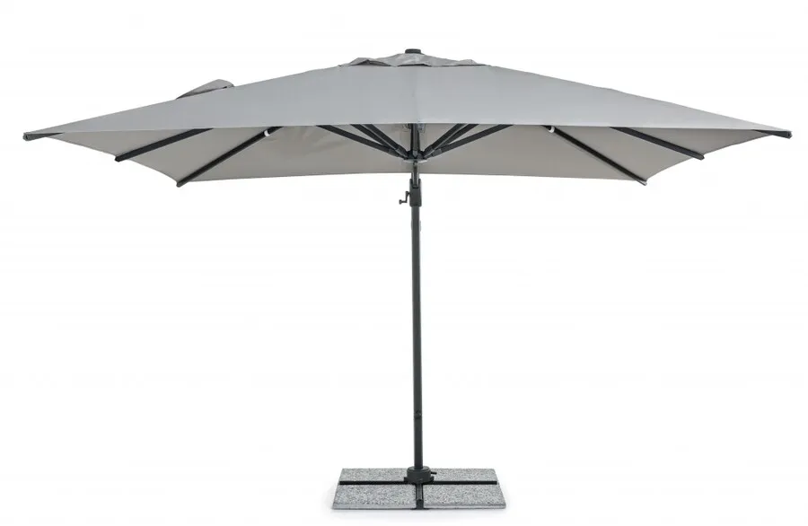 Ines parasol 3X3 w kolorze jasnoszarym