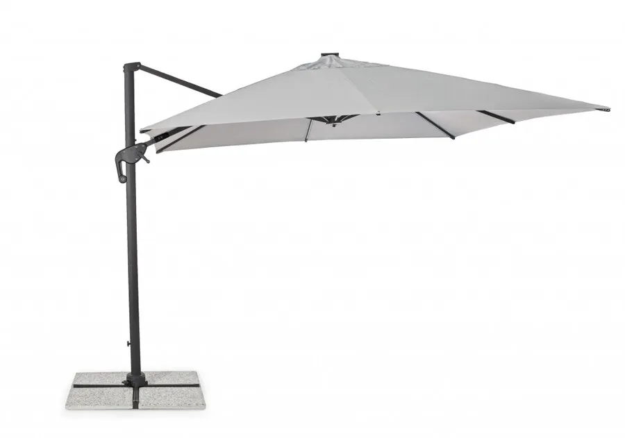 Parasol do ogrodu INES CHARC LED 3x3