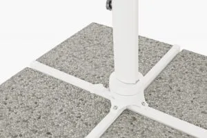 Parasol do ogrodu EDEN WHITE 3x3