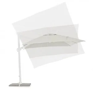 Parasol do ogrodu EDEN WHITE 3x3