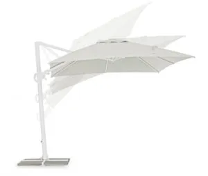 Parasol do ogrodu EDEN WHITE 3x3