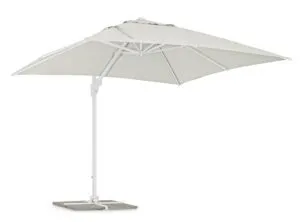 Parasol do ogrodu EDEN WHITE 3x3