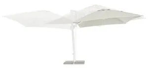 Parasol do ogrodu EDEN WHITE 3x4