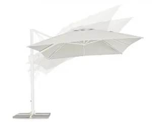 Parasol do ogrodu EDEN WHITE 3x4