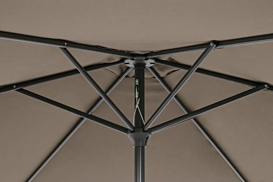 Parasol do ogrodu KALIFE TAUPE 2.7 m