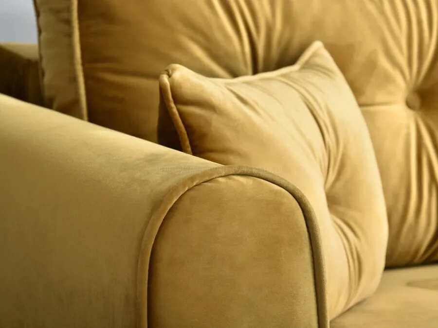 Sofa rozkładana BLINK - złoty